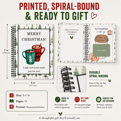 🔥LIMITED-TIME 49% OFF一 Christmas Gift Card Book