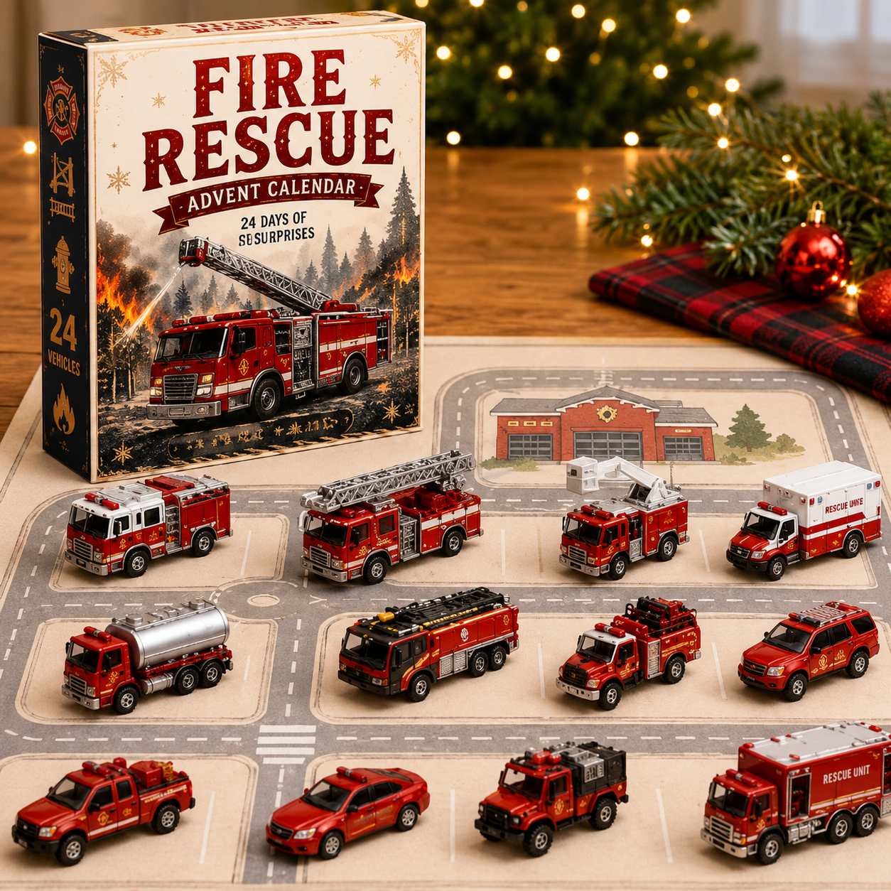 🚜Build the Fleet Collection 24- Day Vehicle Advent Calendar Series |✨A New Adventure Every Morning