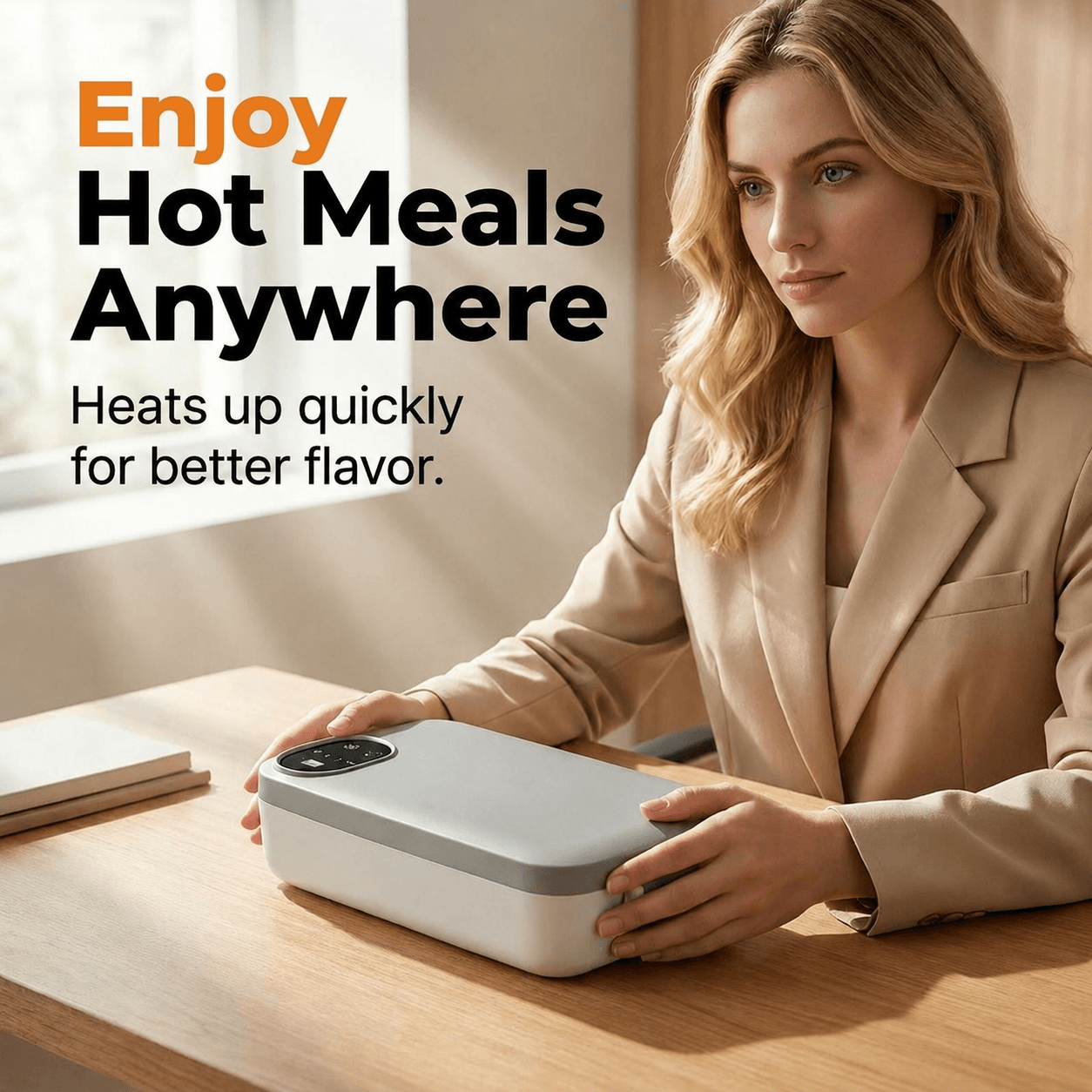 🍱🔋Portable electriclunch box with self-heating