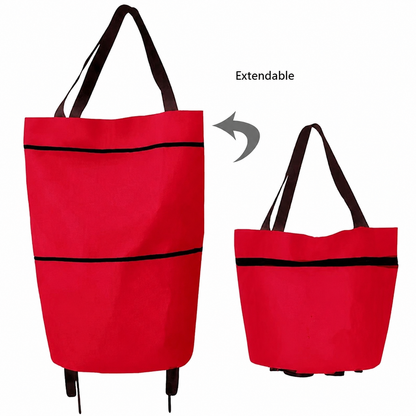 🔥HOT SALE 50% OFF - 🛍️Foldable 2-in-1 Shopping Bag