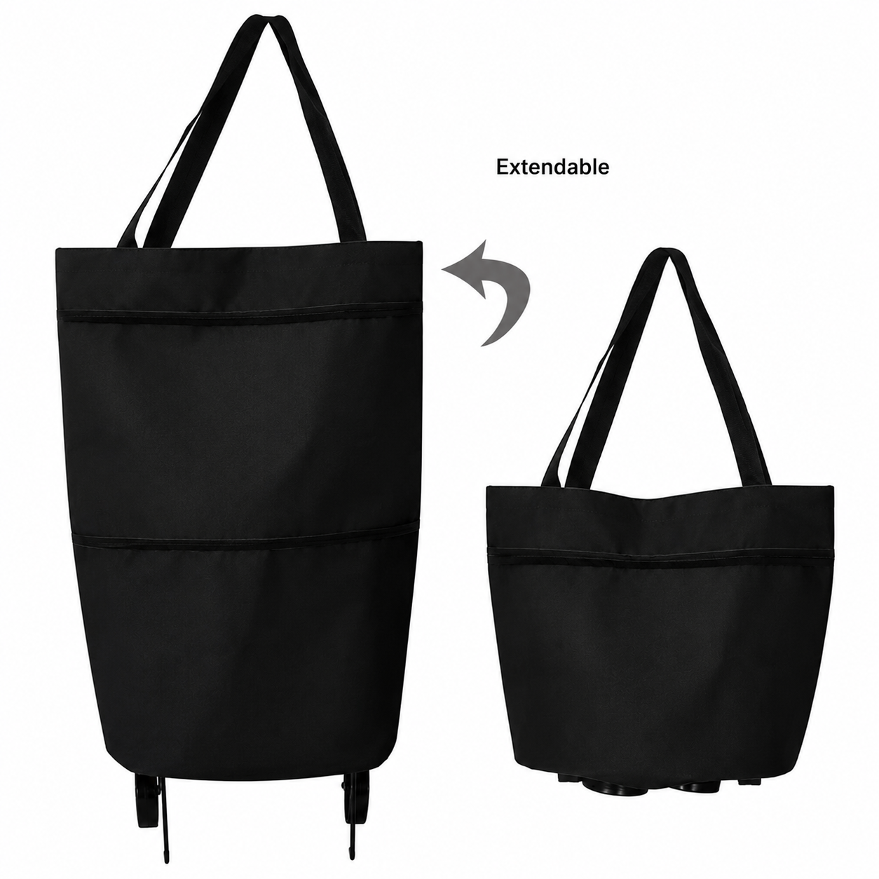 🔥HOT SALE 50% OFF - 🛍️Foldable 2-in-1 Shopping Bag