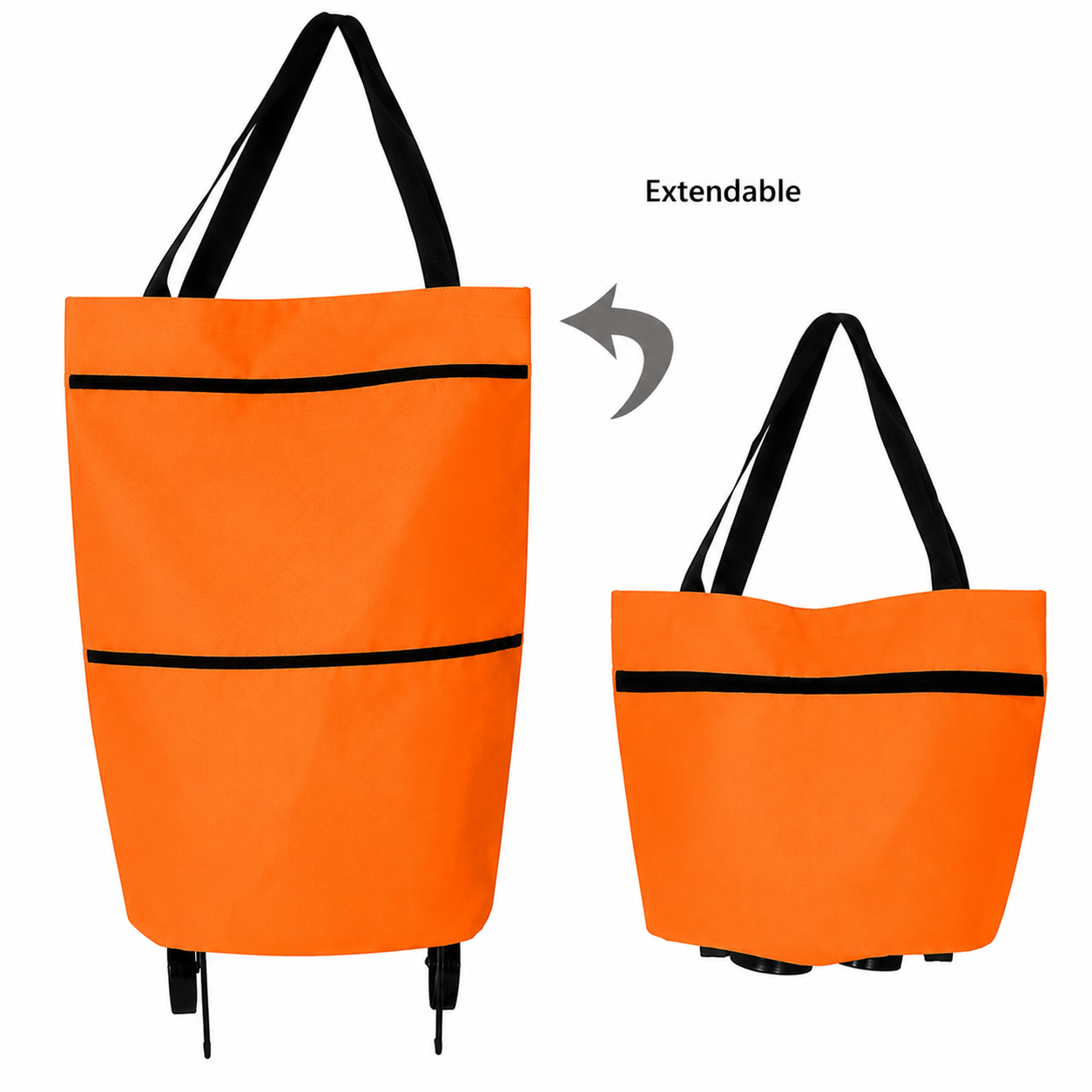 🔥HOT SALE 50% OFF - 🛍️Foldable 2-in-1 Shopping Bag