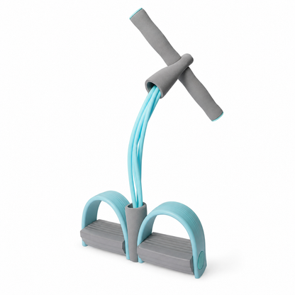 💪4-Tube Pedal Resistance Trainer - Full - Body Home Workout