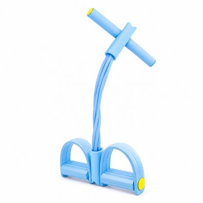 💪4-Tube Pedal Resistance Trainer - Full - Body Home Workout