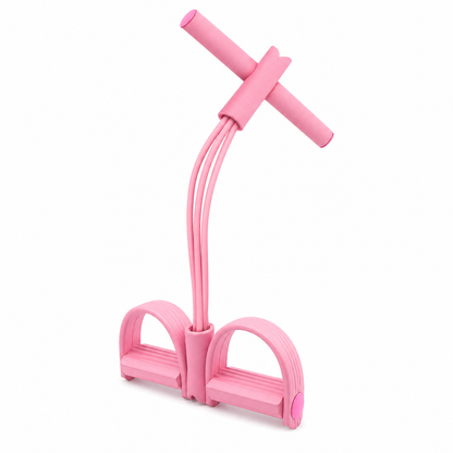 💪4-Tube Pedal Resistance Trainer - Full - Body Home Workout