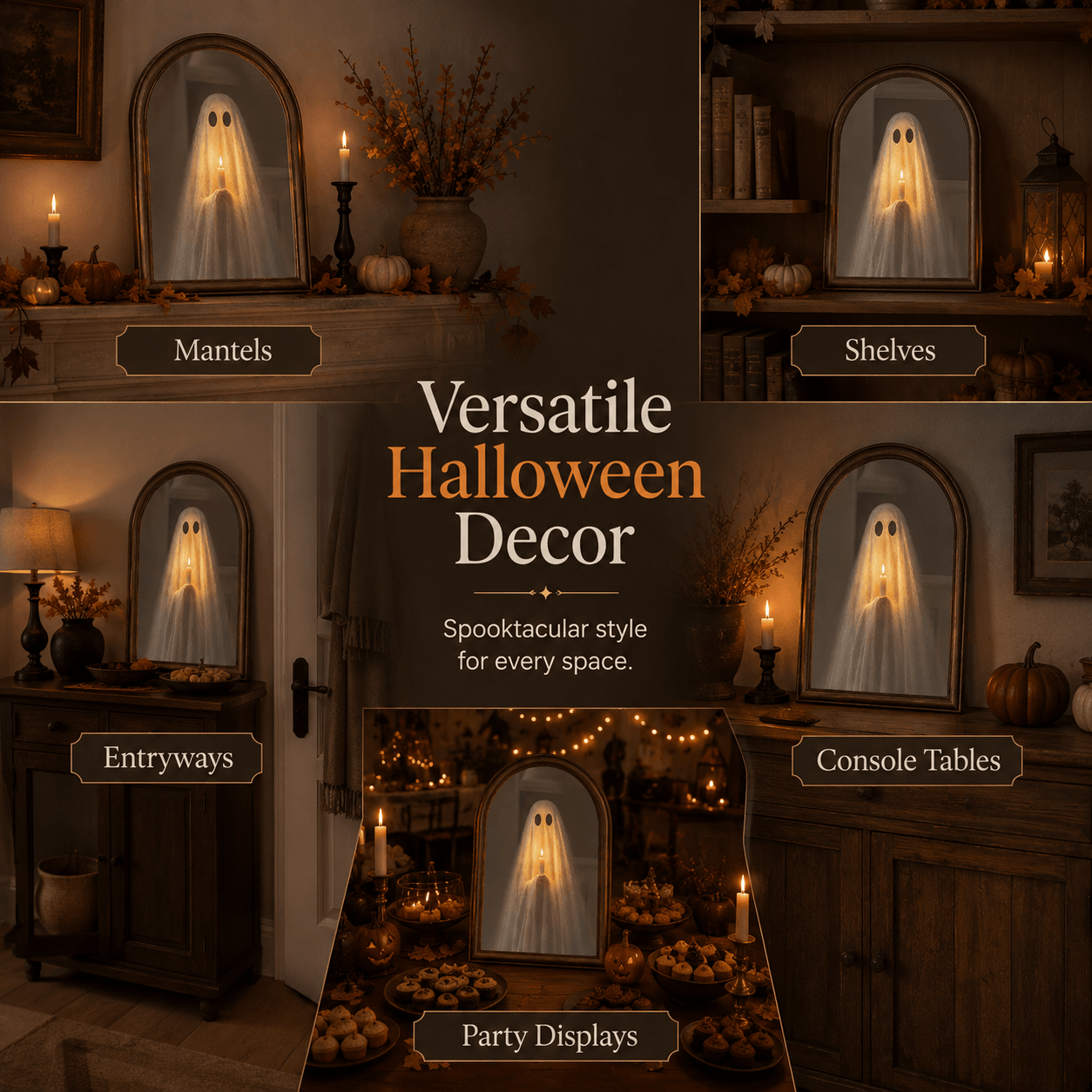 2026 Halloween Hologram Ghost Mirror