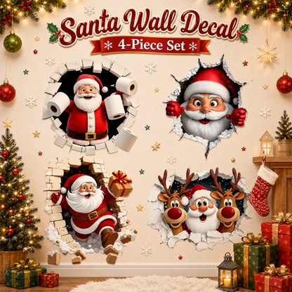 😍Santa Claus Wall Sticker