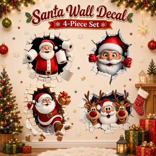 😍Santa Claus Wall Sticker