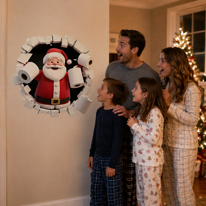 😍Santa Claus Wall Sticker