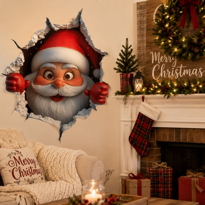 😍Santa Claus Wall Sticker