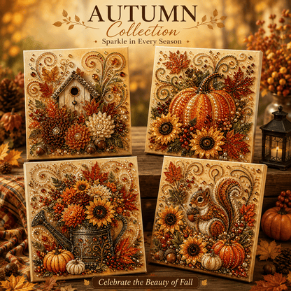 🔥 Last Day 49% OFF - 🍂💎 Autumn Pearl Painting Kit – Relaxing DIY Craft to Create Sparkling Fall Artwork 🖌️