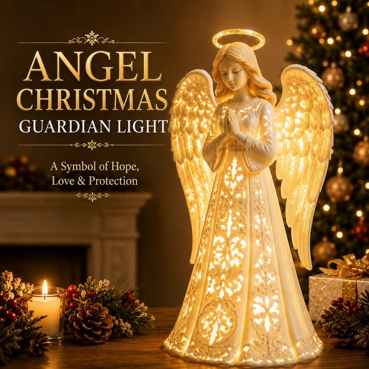 ✨Angel Christmas Guardian Light - A Symbol of Hope, Love & Protection