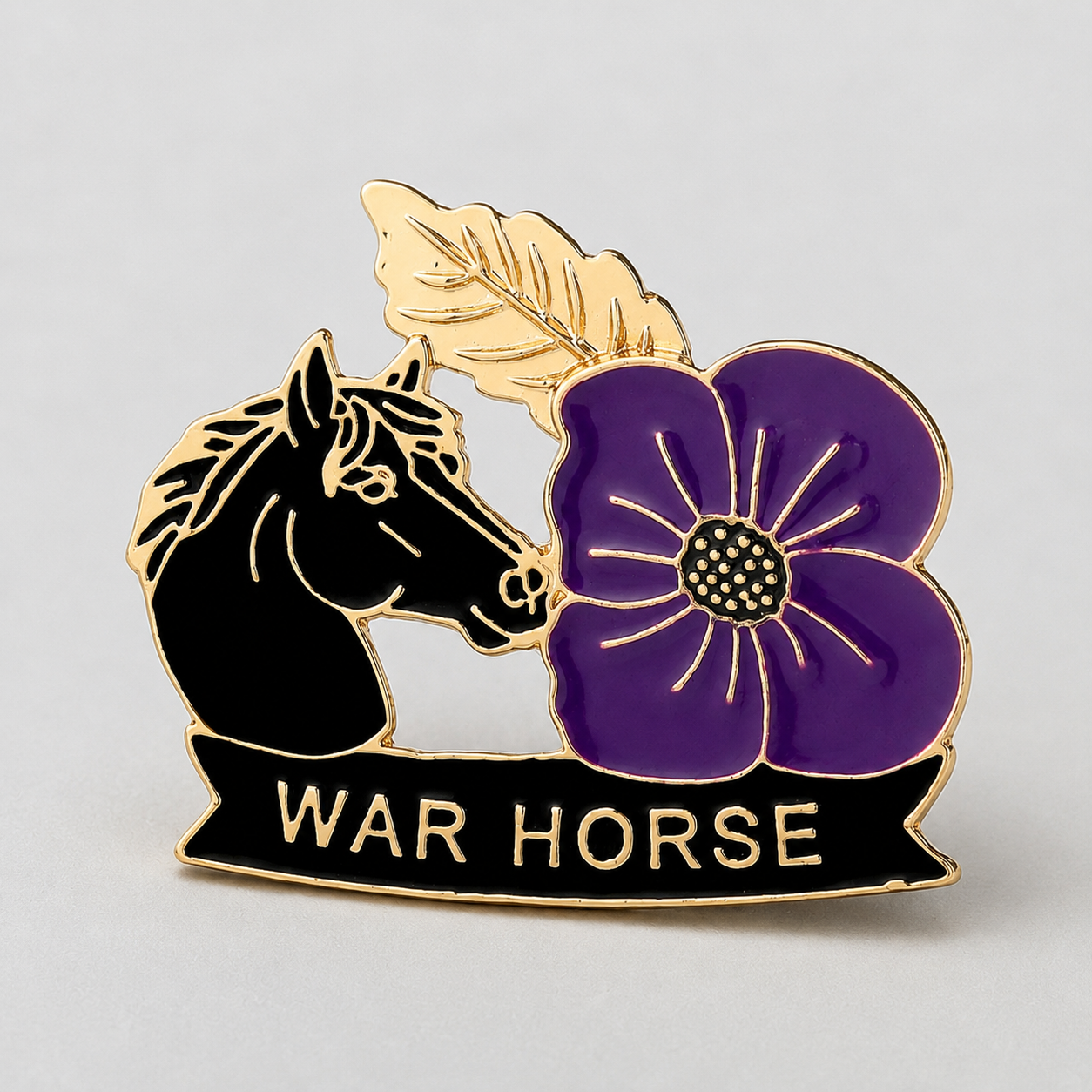 Limited Edition War Horse Purple 111th Anniversary Remembrance Brooch
