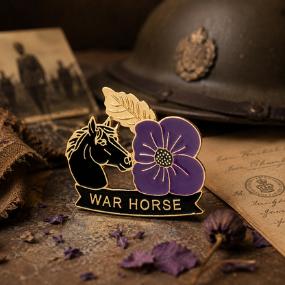 Limited Edition War Horse Purple 111th Anniversary Remembrance Brooch