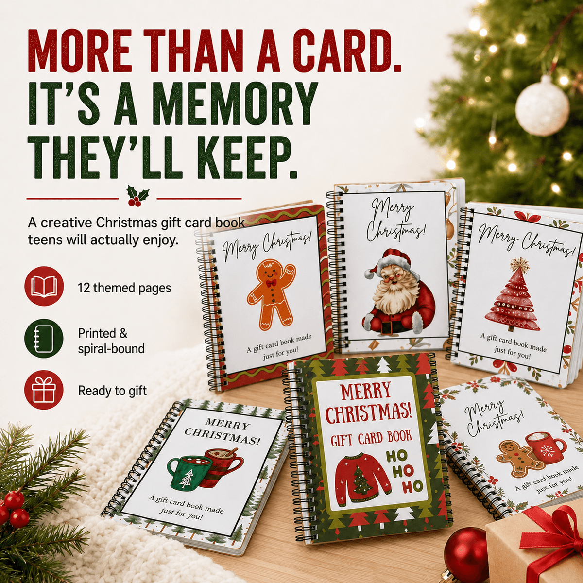 🔥LIMITED-TIME 49% OFF一 Christmas Gift Card Book