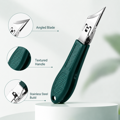 3PCS Slanted Nail Clipper Set-Clean & Effortless Cutting
