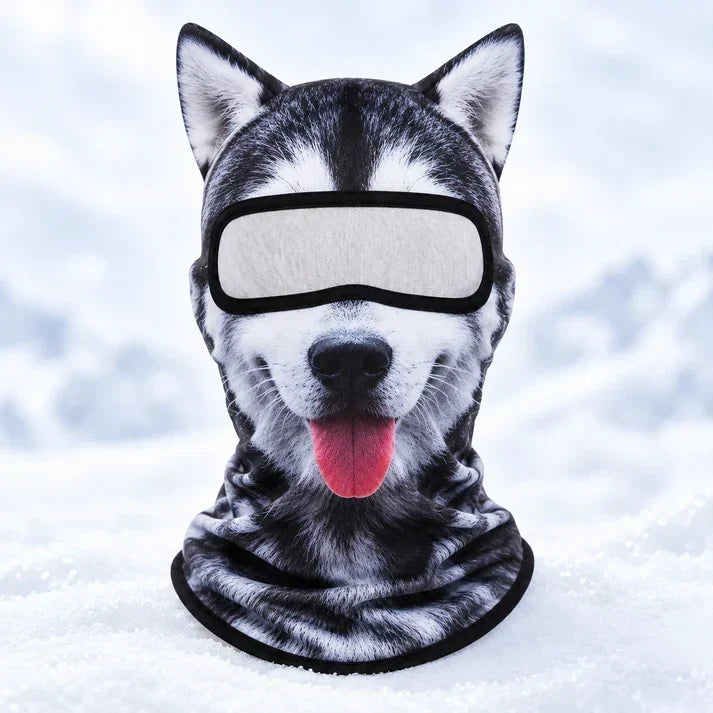 🔥3D Cat Ski Mask with Ears Funny Windproof Balaclava for Skiing & Festivals