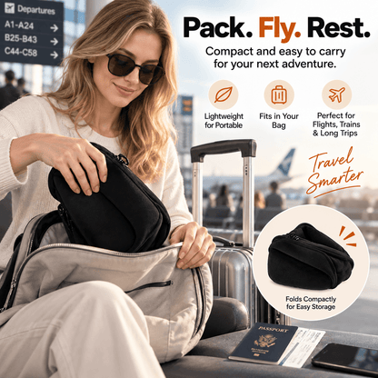 ✈️49% OFF 3-in-1 Travel Sleep Support - Blackout Eye Mask & Head Support