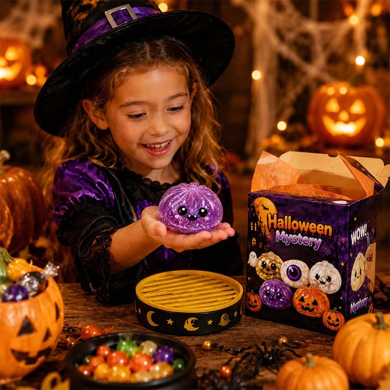 🔥LAST DAY 49% OFF🎃💜Halloween Dumpling Squeeze Squishy Toy