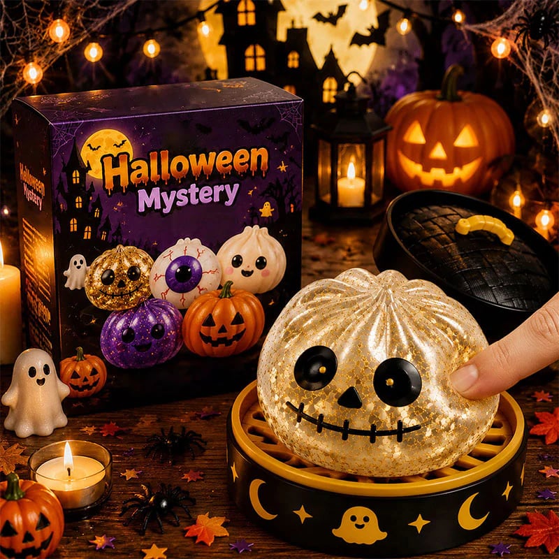 🔥LAST DAY 49% OFF🎃💜Halloween Dumpling Squeeze Squishy Toy
