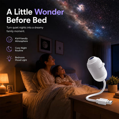 🔥LAST DAY 49% OFF - ✨Plug-and-Play HD Star Projecto