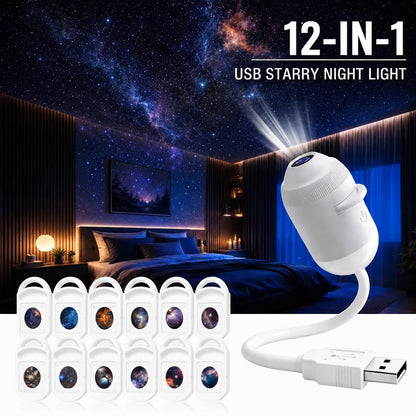 🔥LAST DAY 49% OFF - ✨Plug-and-Play HD Star Projecto