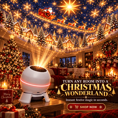 🎉✨Turn Any Room Into a Christmas Wonderland- Holiday Projection Night Light
