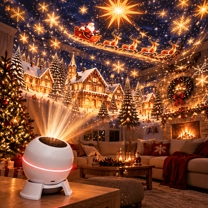 🎉✨Turn Any Room Into a Christmas Wonderland- Holiday Projection Night Light