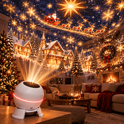 🎉✨Turn Any Room Into a Christmas Wonderland- Holiday Projection Night Light
