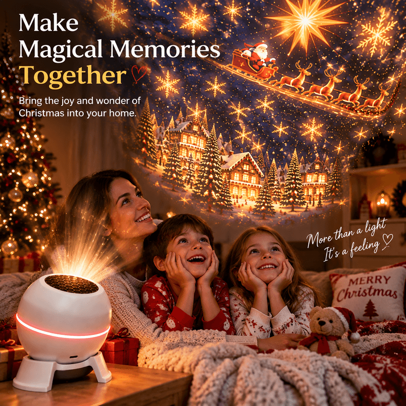 🎉✨Turn Any Room Into a Christmas Wonderland- Holiday Projection Night Light