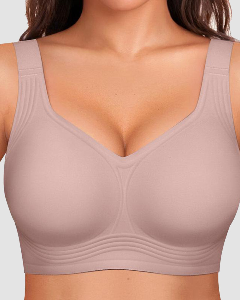 Wireless Silky Invisible Support Bra