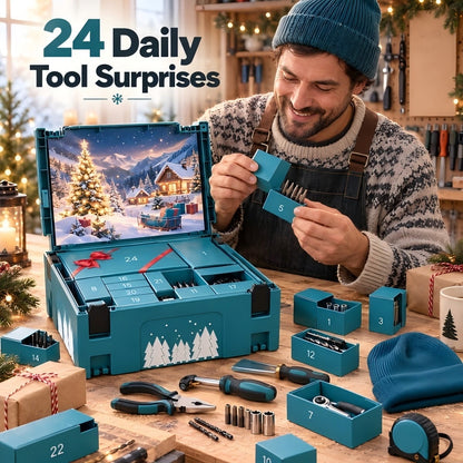🎁🔧24-Day Tool Advent Calendar - Finally, a Christmas Countdown He'll Actually Use