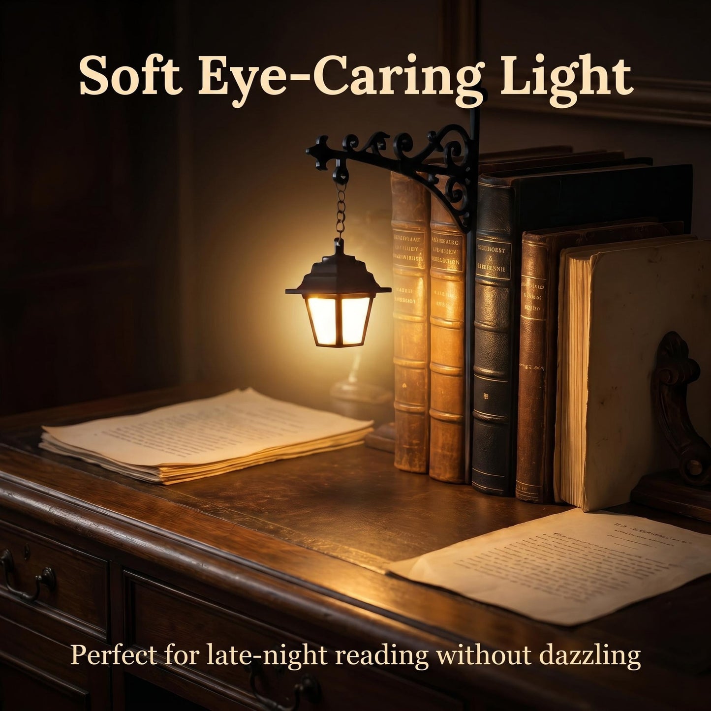 Library Lanterns -Cozy Reading Nook Shelf Decor