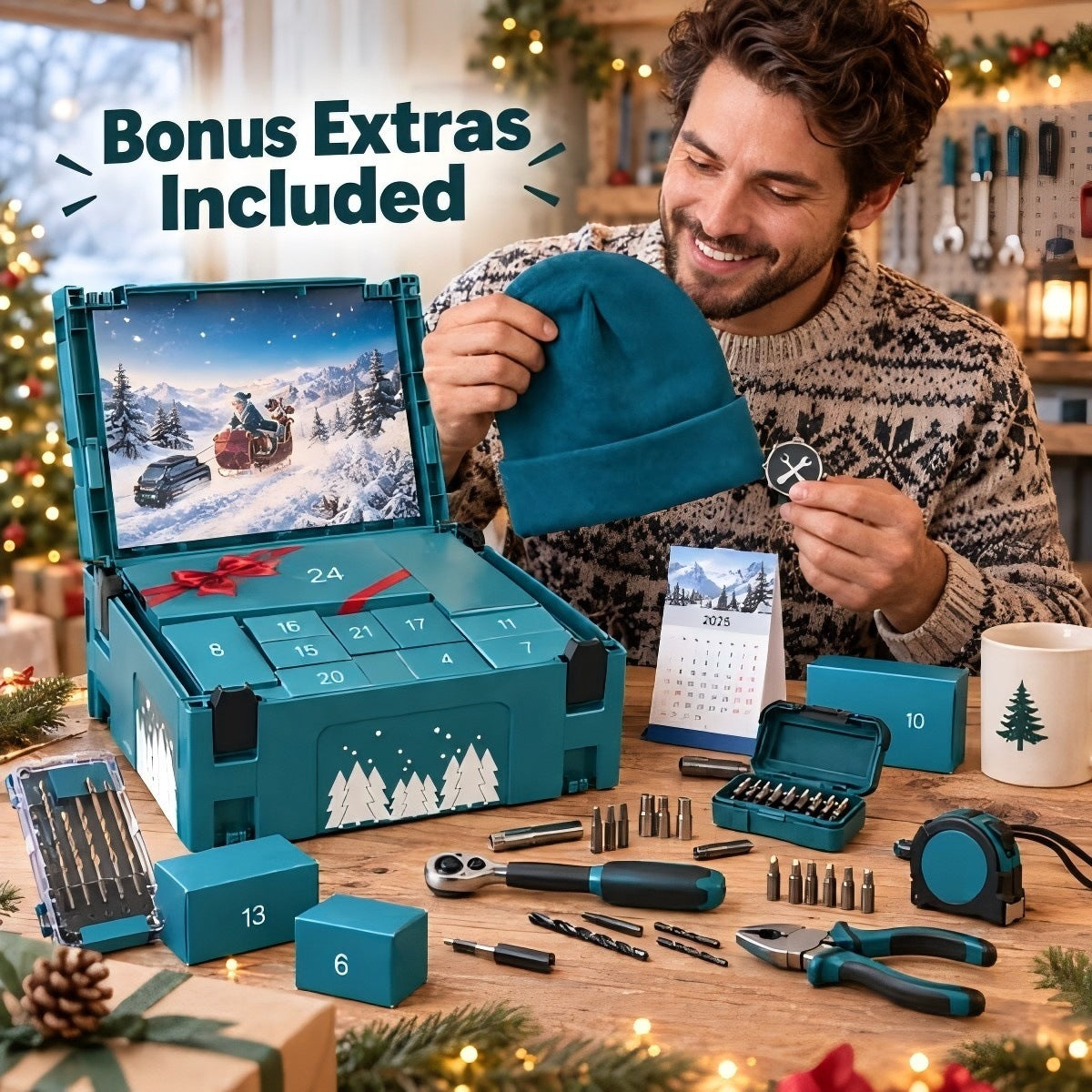 🎁🔧24-Day Tool Advent Calendar - Finally, a Christmas Countdown He'll Actually Use