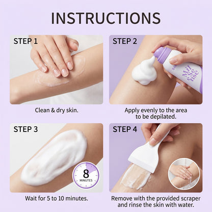 Gentle & Painless Hair Removal Cream Duo for Sensitive Skin