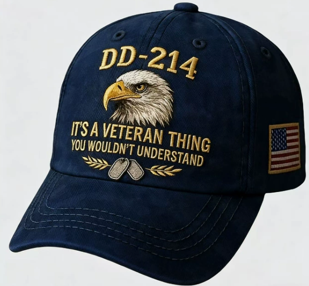DD-214 Veteran Embroidered Cap