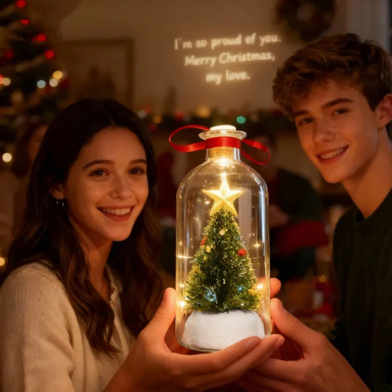 🎅🎄A Christmas Sale -Recordable Christmas Tree Message In A Bottle