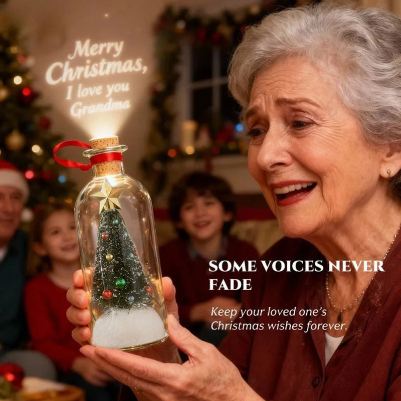 🎅🎄A Christmas Sale -Recordable Christmas Tree Message In A Bottle