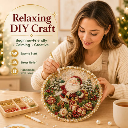🔥Last Day 49% OFF-🌸🌻🍂🎄✨ Four Seasons & Holiday Pearl Art Hanging Wreath Kit ✨