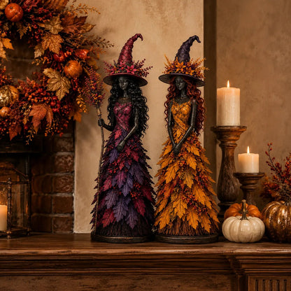 🔥LAST DAY 49% OFF - 🧙‍♀️Enchanted Autumn Witch Figurine (📦Buy 2 Free Shipping)
