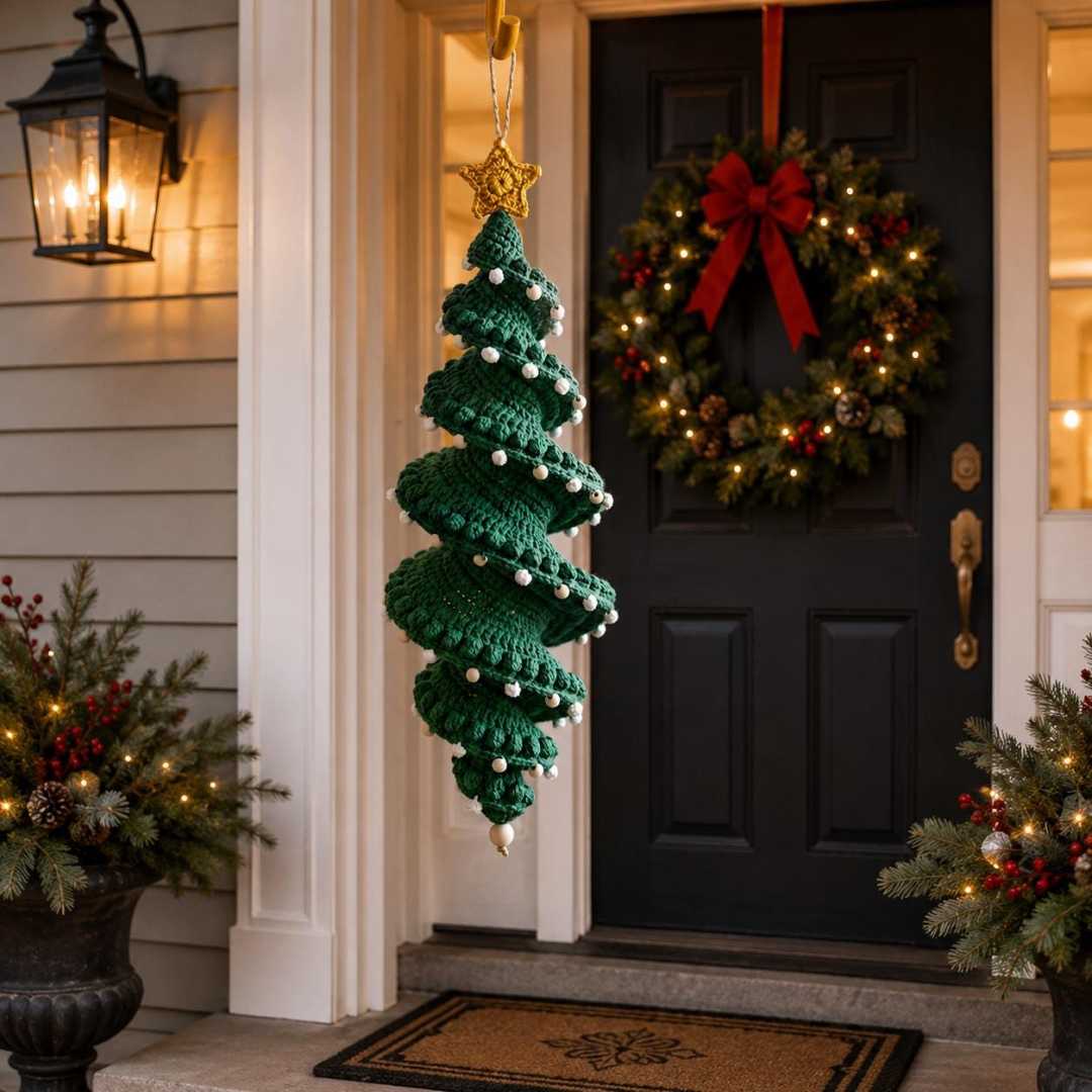 🔥Last Day 49% OFF✨Crochet Snowman Spiral Ornament DIY Kit