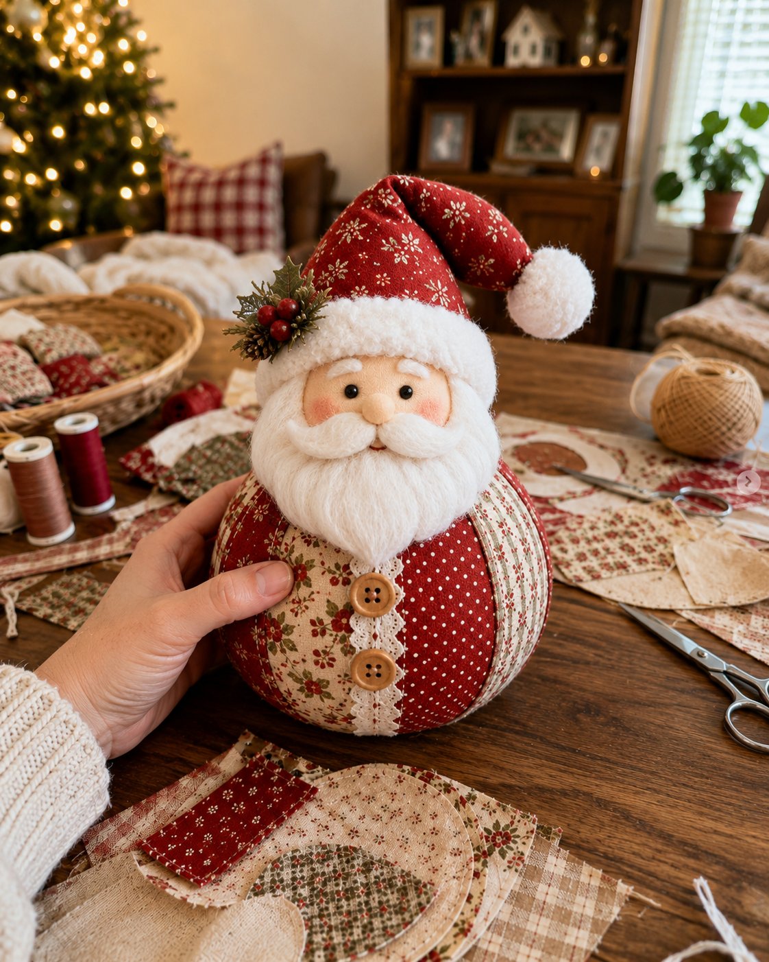 🔥Last Day 49% OFF -🎄🎅 Patchwork Fabric Doll DIY Kit