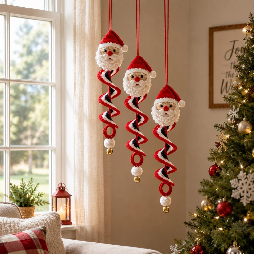 🔥Last Day 49% OFF✨Crochet Snowman Spiral Ornament DIY Kit