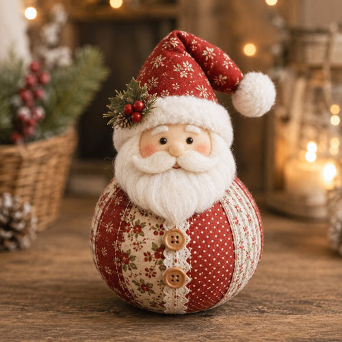 🔥Last Day 49% OFF -🎄🎅 Patchwork Fabric Doll DIY Kit