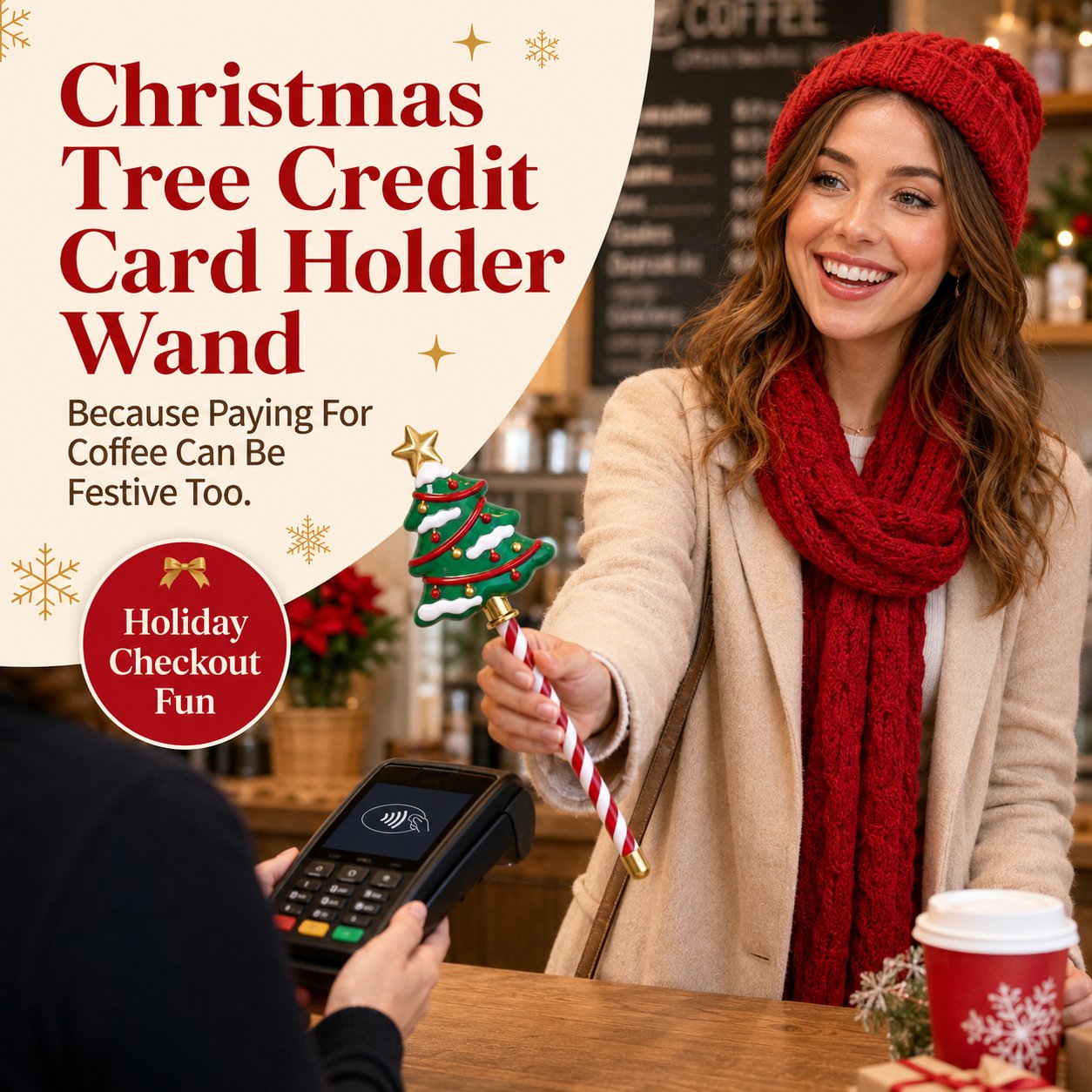 ✨🎄 Christmas Payment Wand – Turn Every Tap Into Holiday Magic