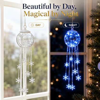 ❄️Winter Magic Snowflake Cascade – LED Hanging Christmas Ornament💙