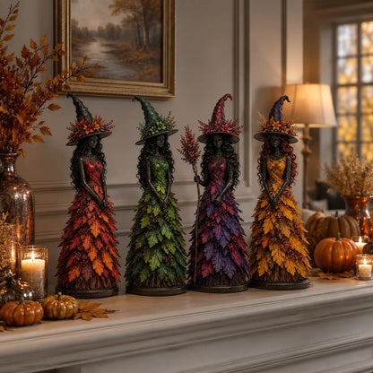 🔥LAST DAY 49% OFF - 🧙‍♀️Enchanted Autumn Witch Figurine (📦Buy 2 Free Shipping)