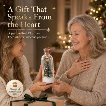 🎅🎄A Christmas Sale -Recordable Christmas Tree Message In A Bottle