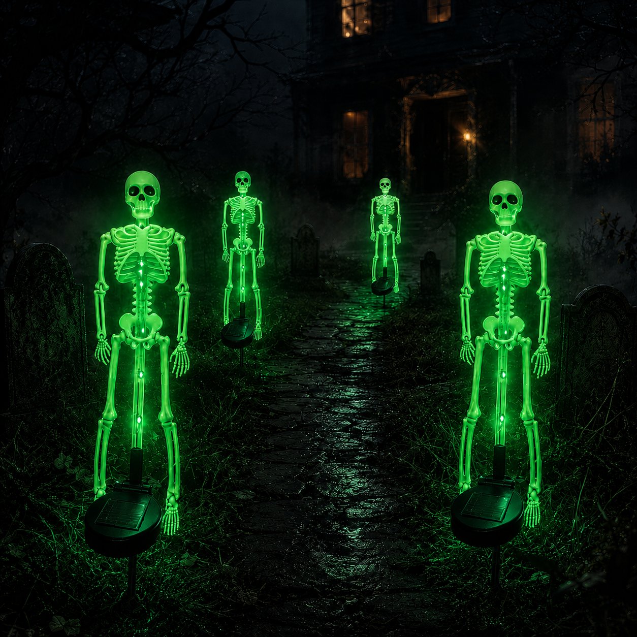 💥LAST DAY 50% OFF🔥💀Solar Skeleton Yard Stake