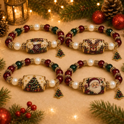 💥 Last Day 49% OFF – 🎄 Christmas Magic Collection Bracelet — Limited Edition
